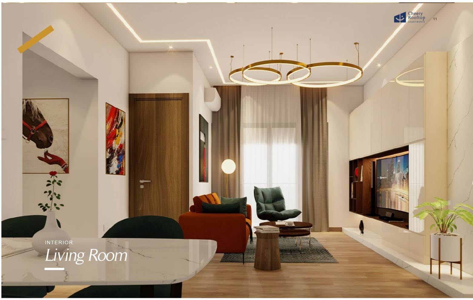 Cherry Rooftop living room 2