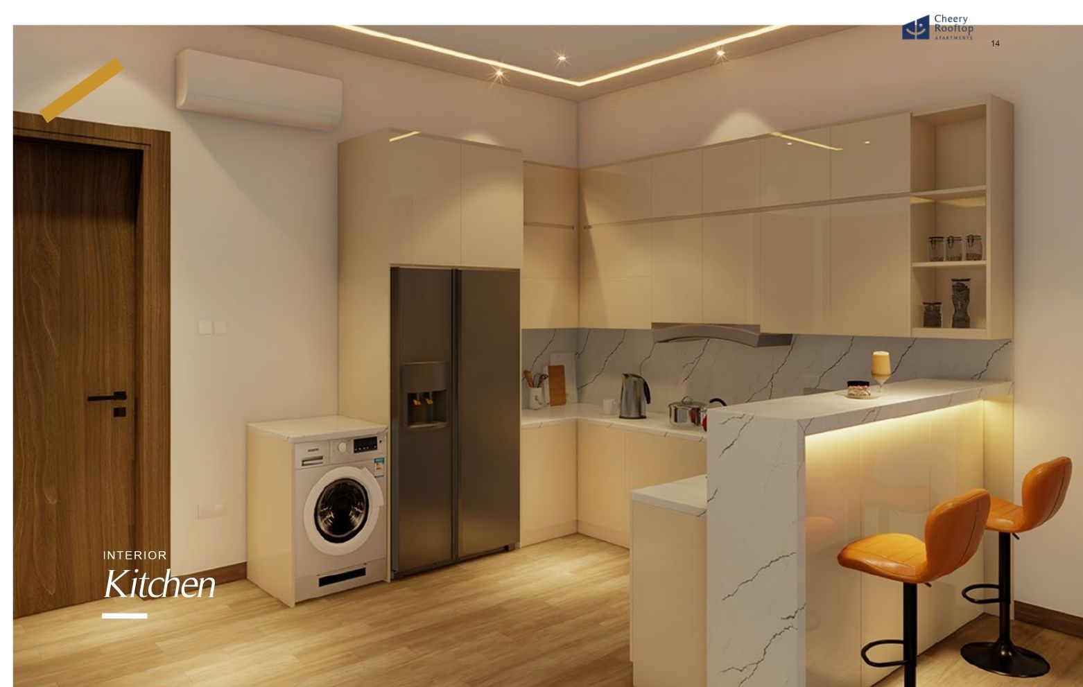 Cherry Rooftop kitchen