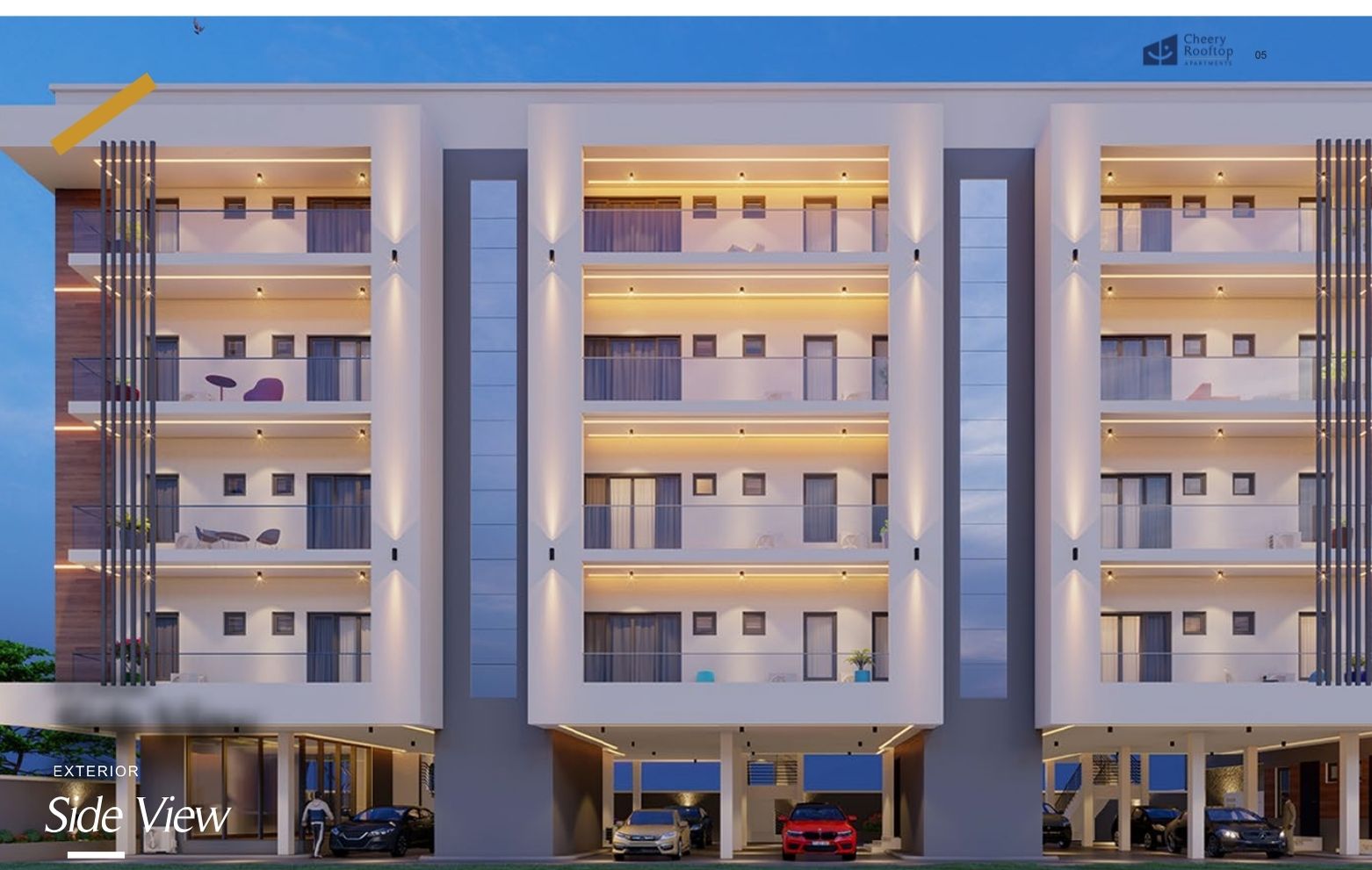 Cherry Rooftop side view