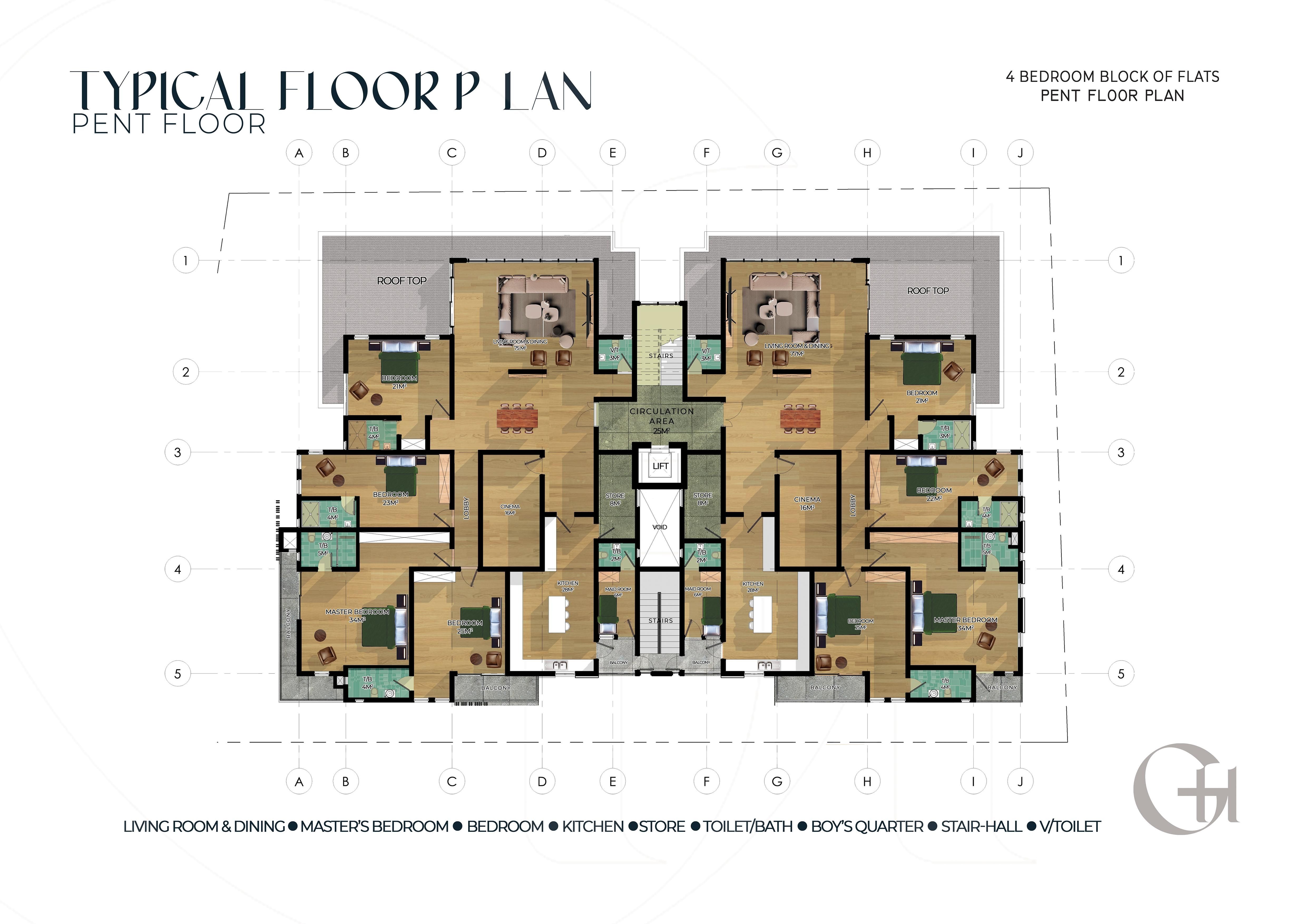 Gratia Heights penthouse floor