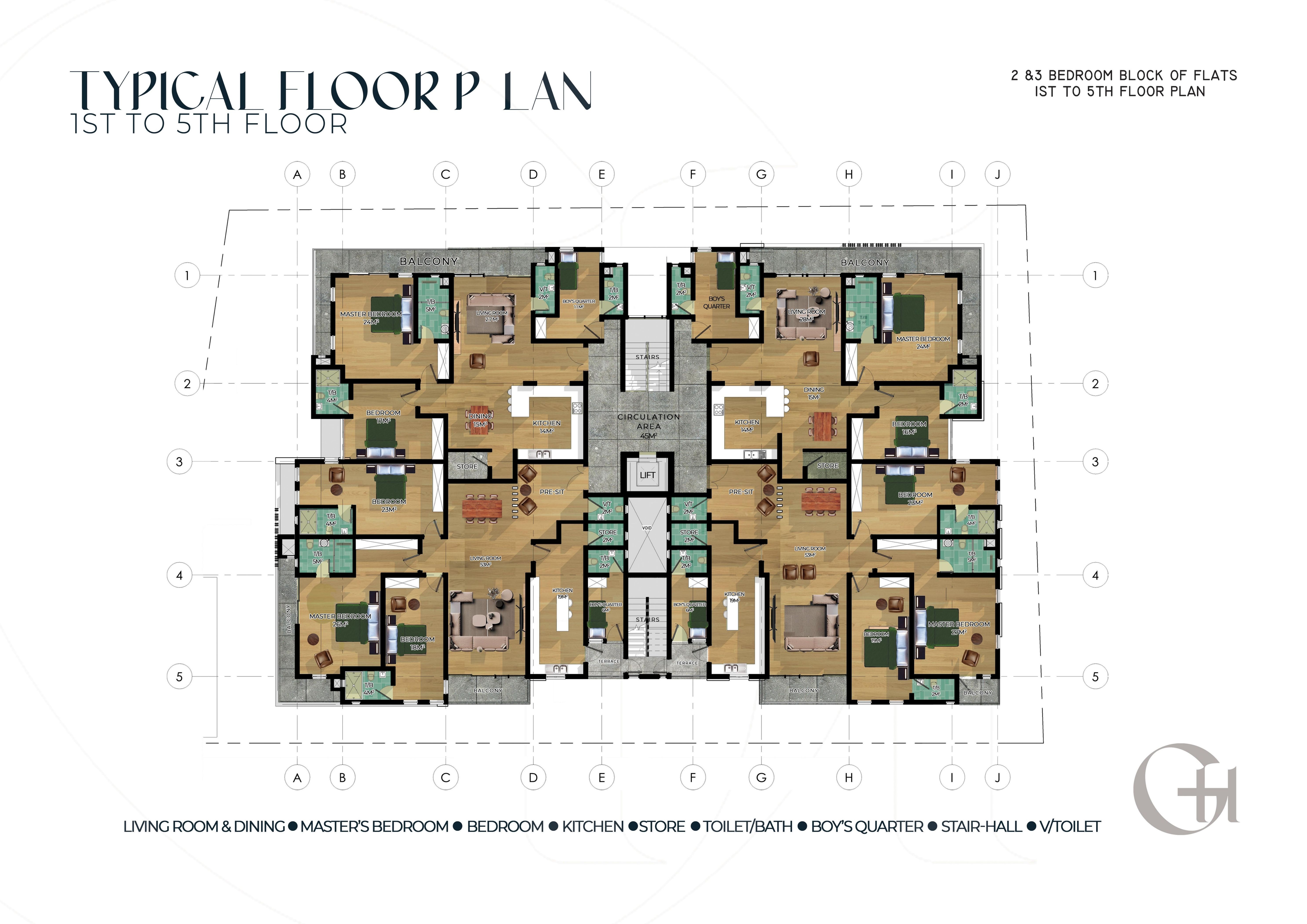 Gratia Heights typical floor plan