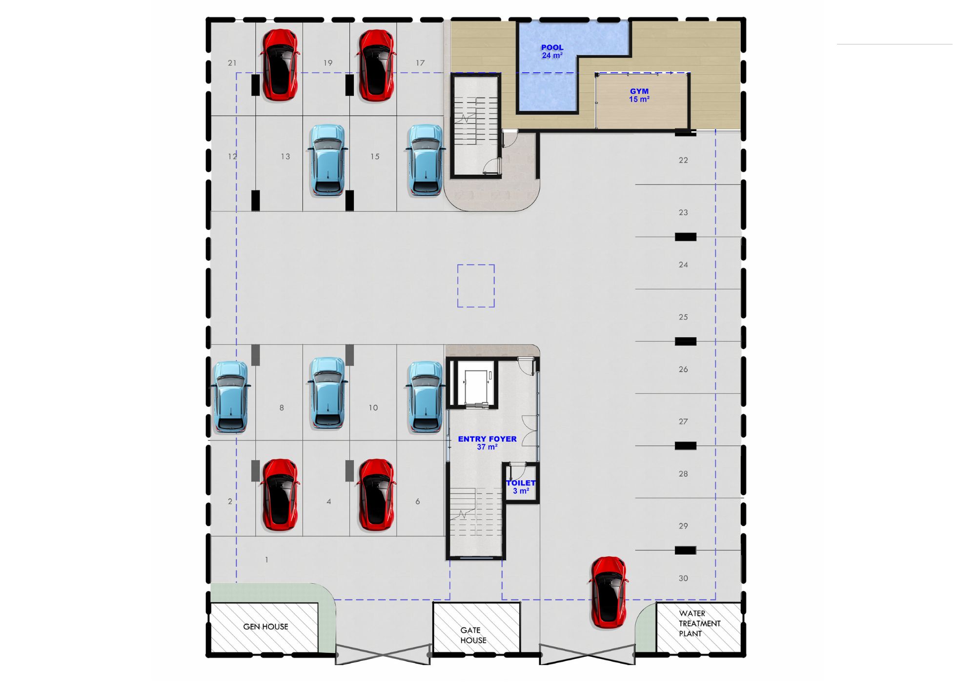 Gratia Heights II ground floor plan