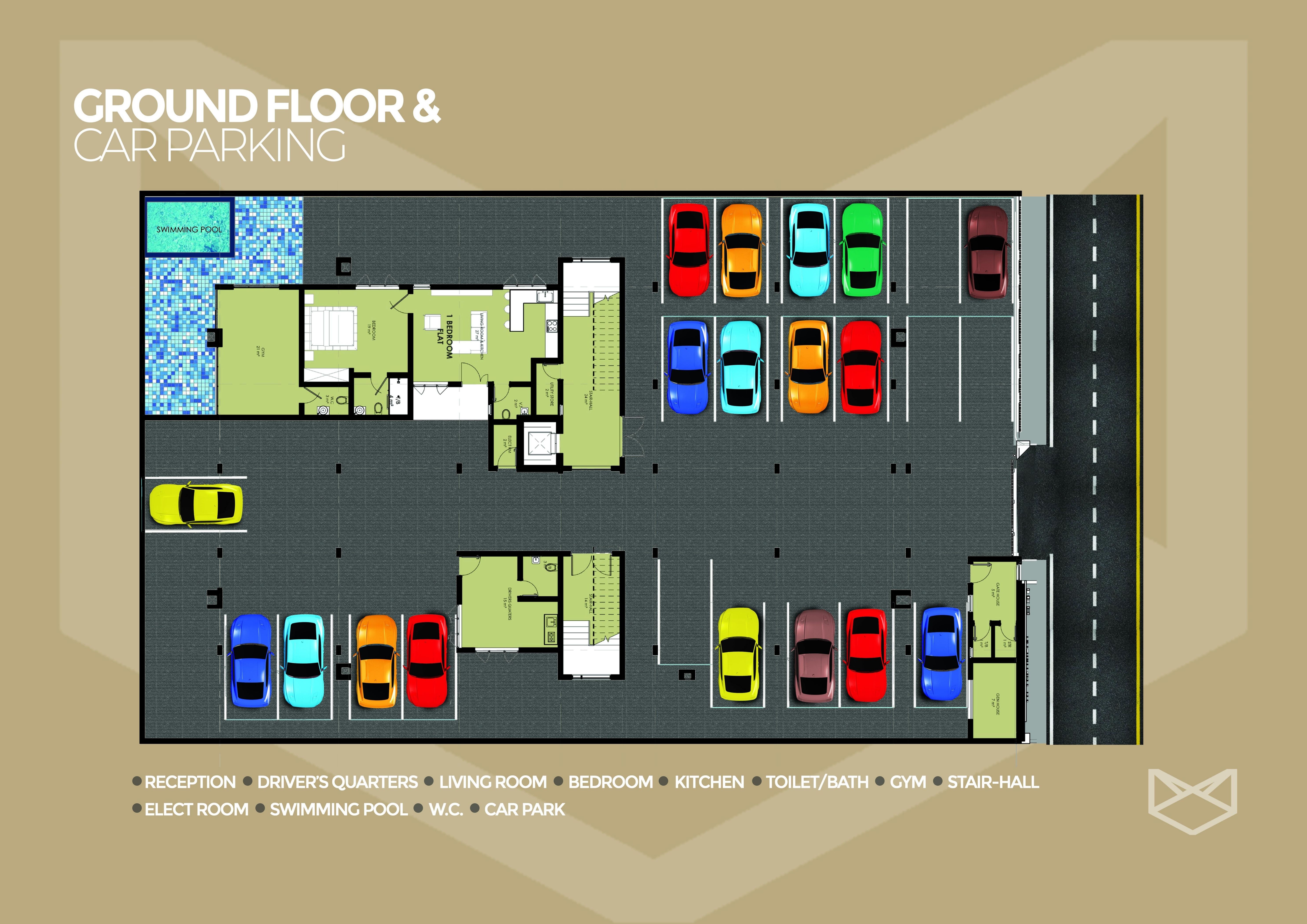 Rosewood Apartments ground floor & parking