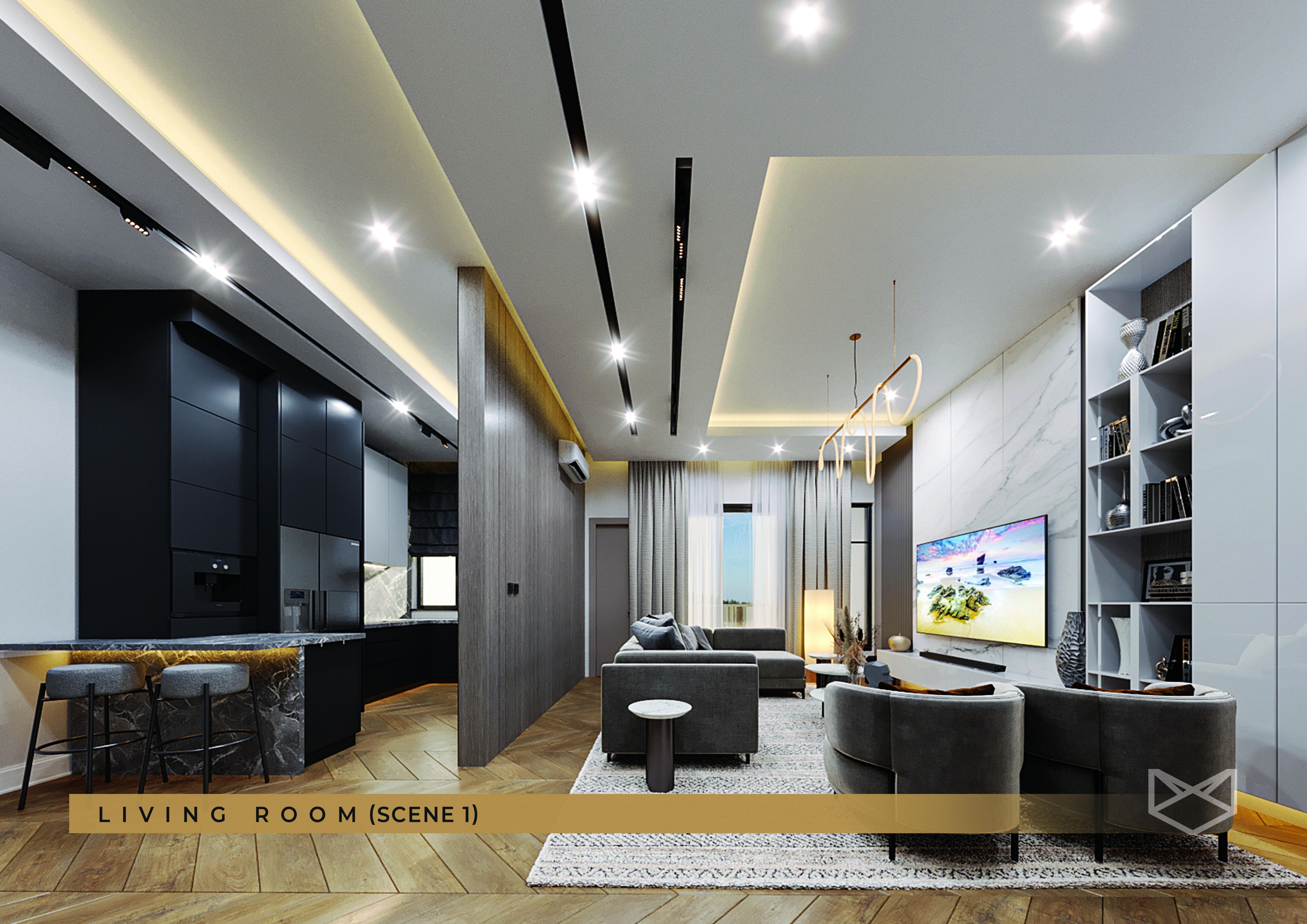 Rosewood Apartments living room