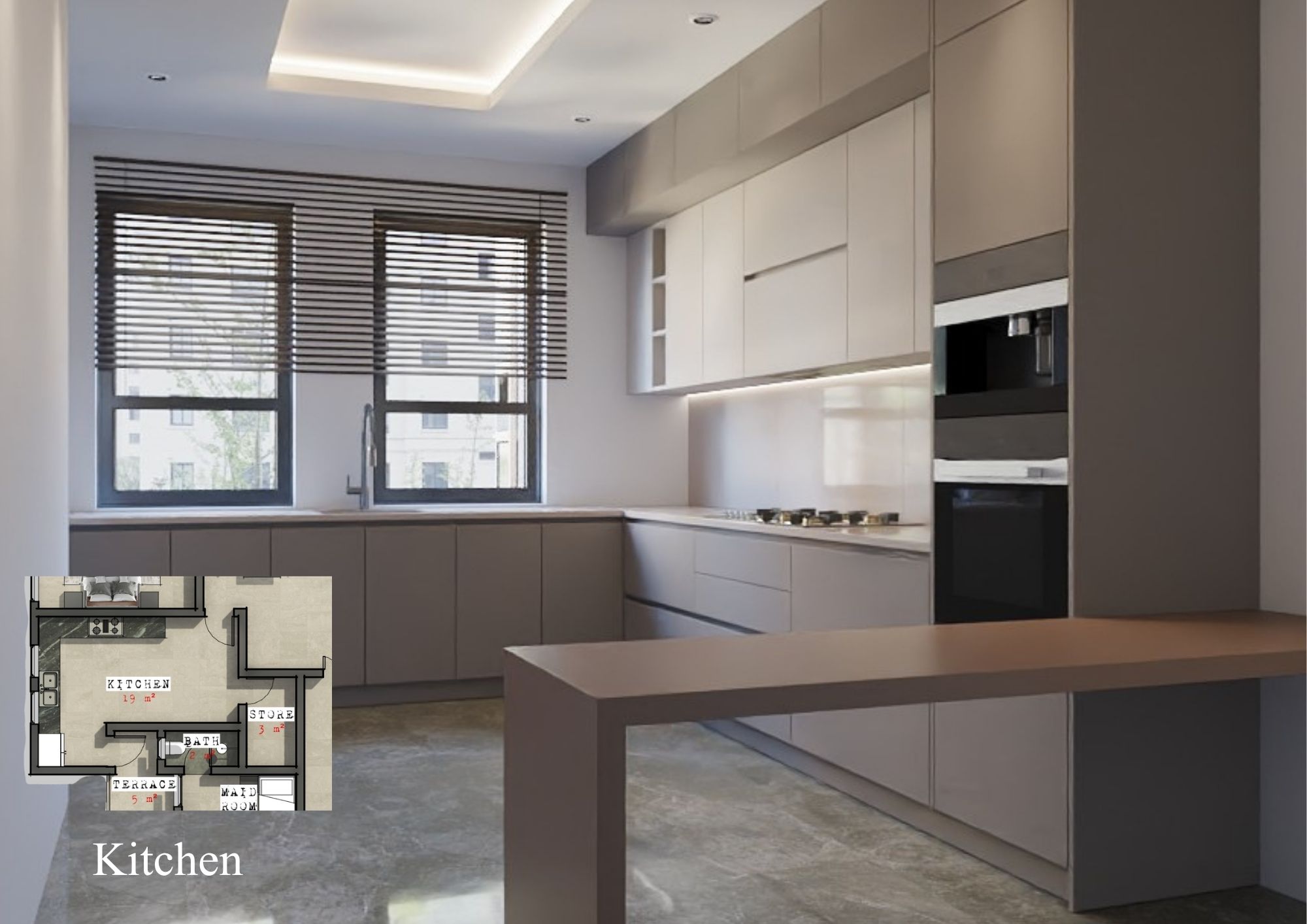 Rosewood Apartments I kitchen