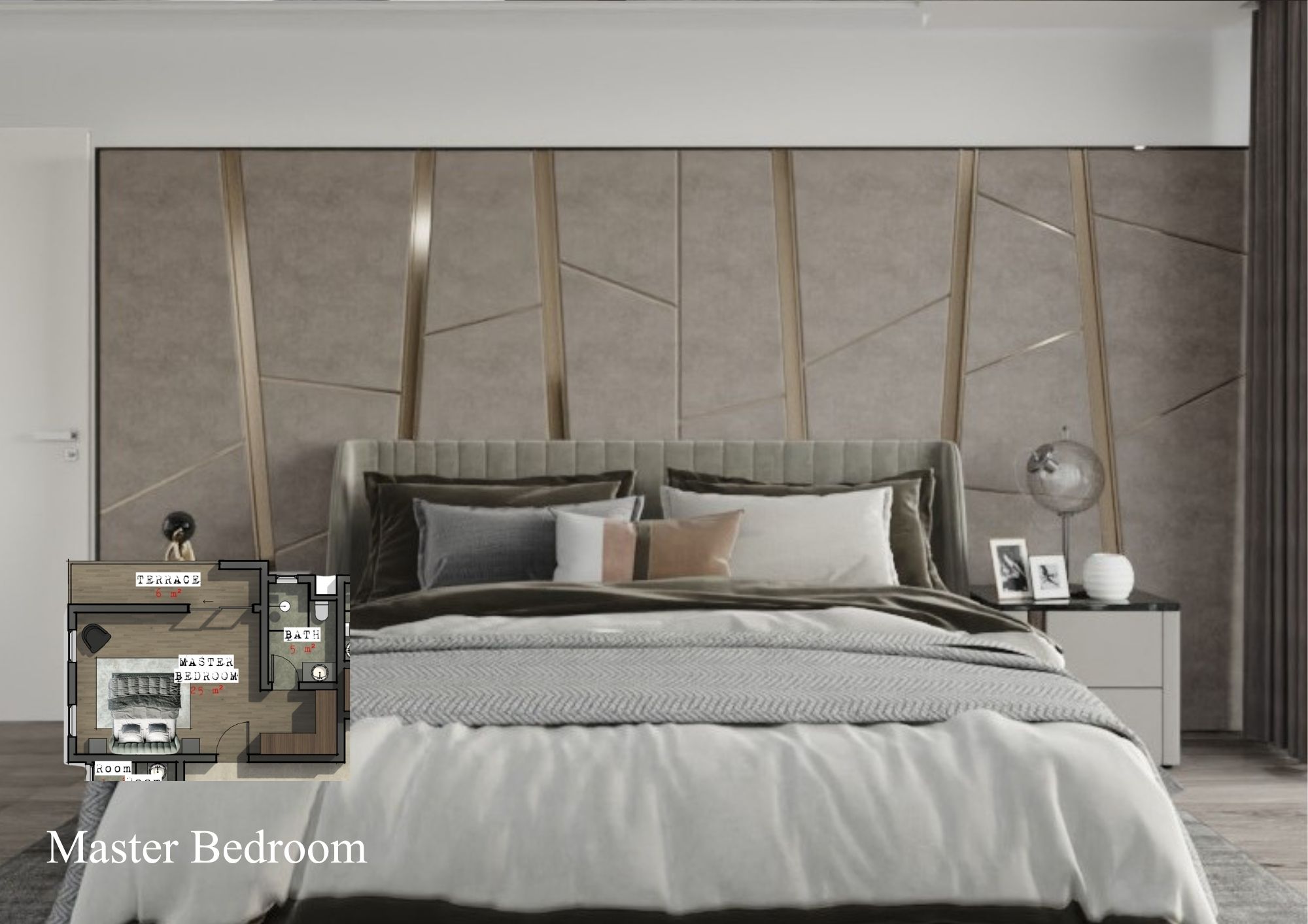 Rosewood Apartments I master bedroom